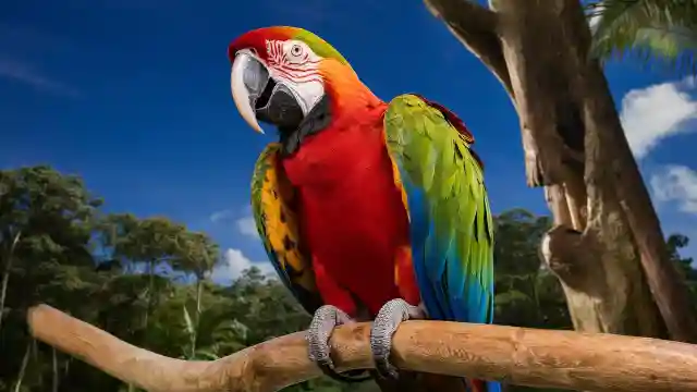 Red & Green Macaw